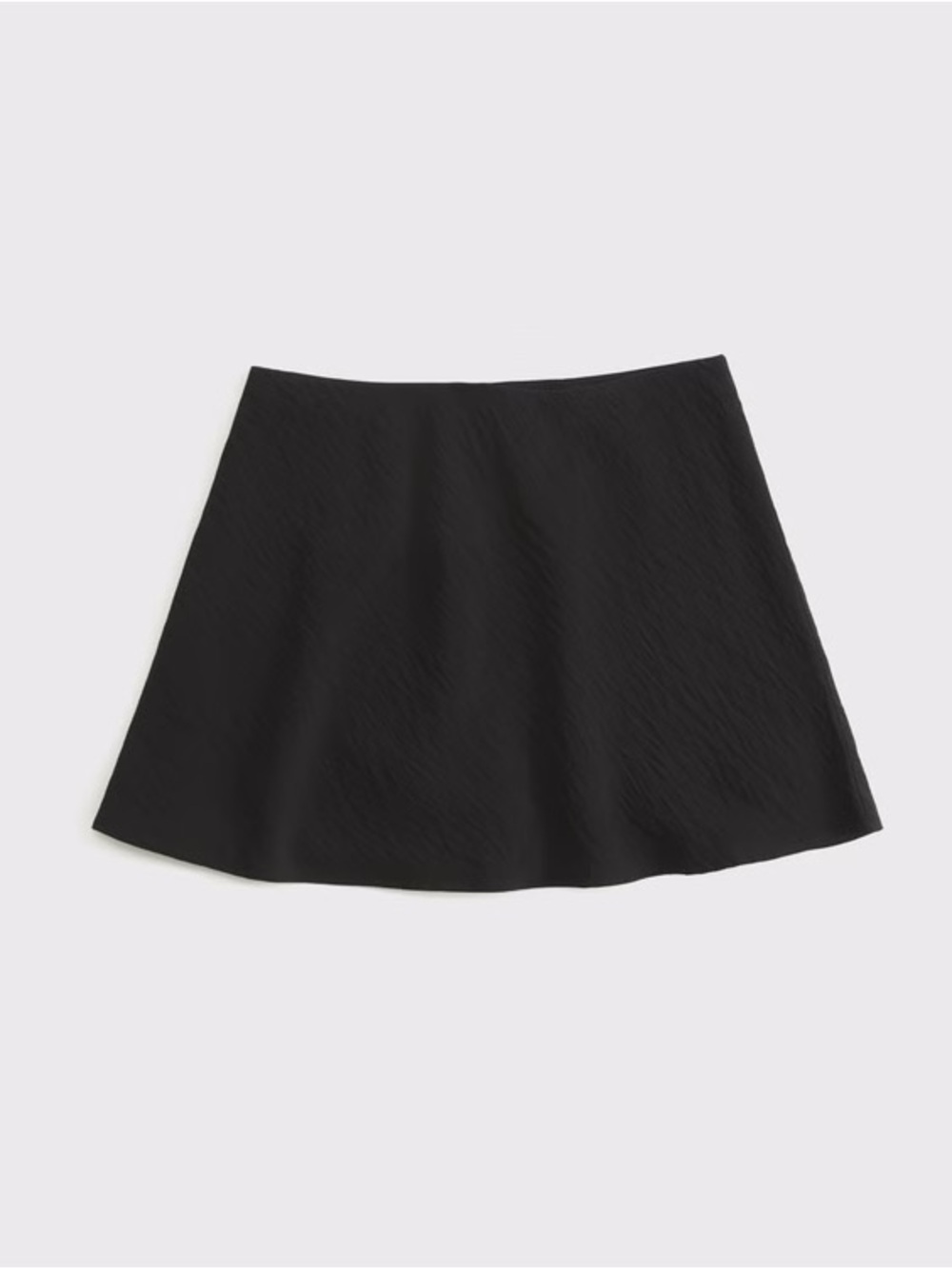 Abercrombie Sienna Mini Skort Black Size L High Waist Built-in Shorts NWT - Picture 4 of 16